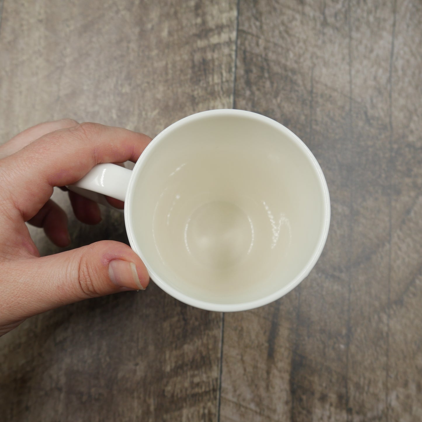 tasse blanche maman poule