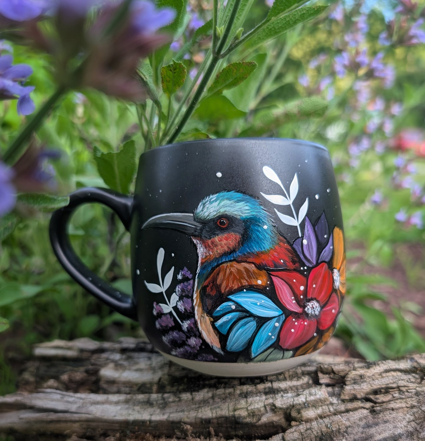 Oiseau coloré imaginaire