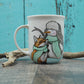 Petite tasse bonhomme de neige et renard