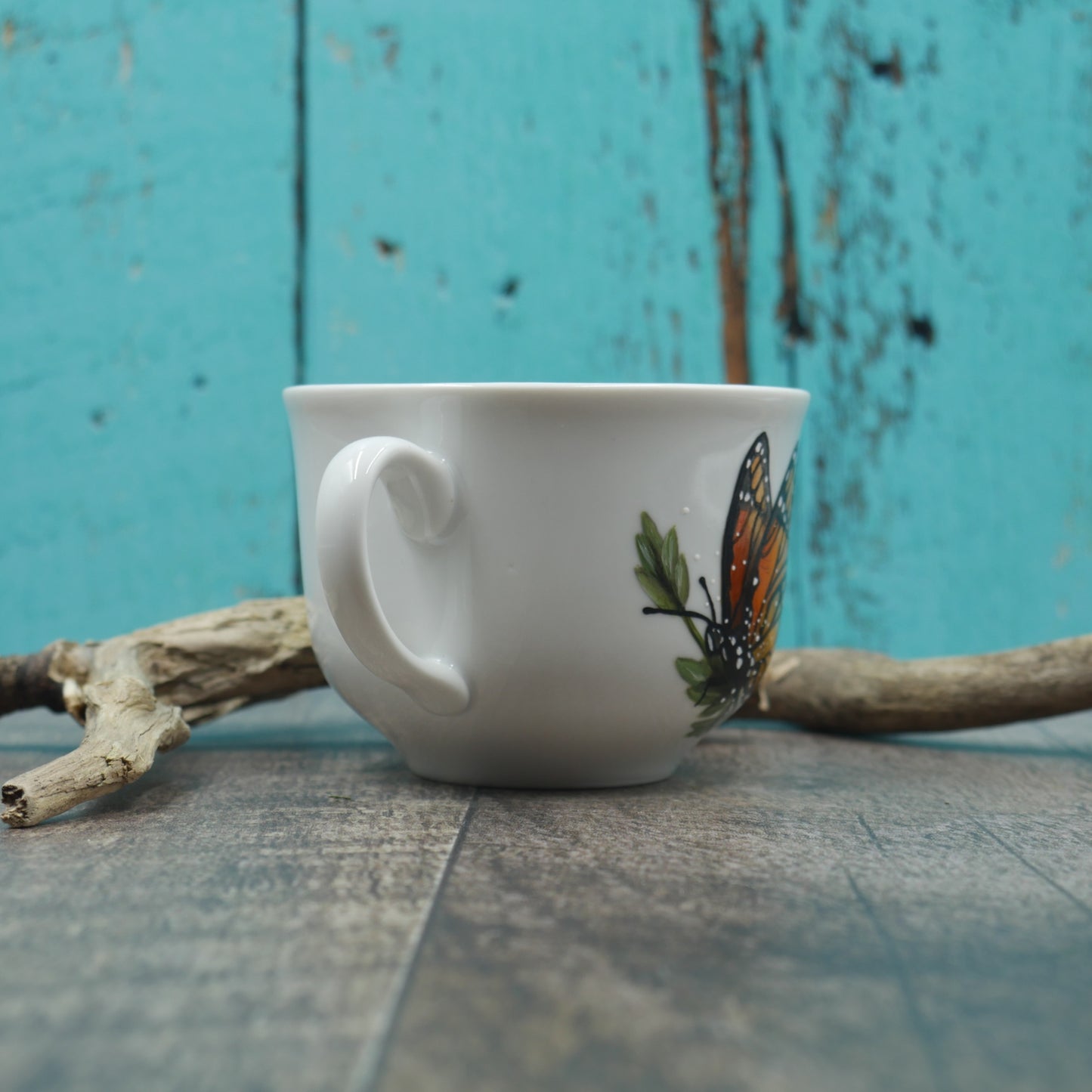 Petite tasse papillon Monarque