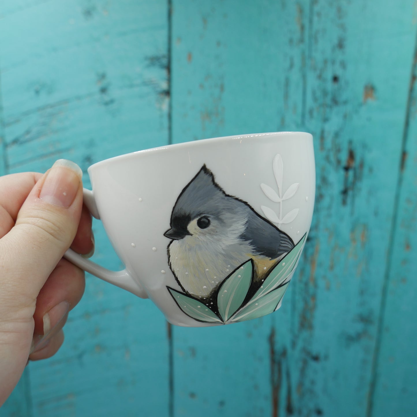 Petite tasse mésange bicolore