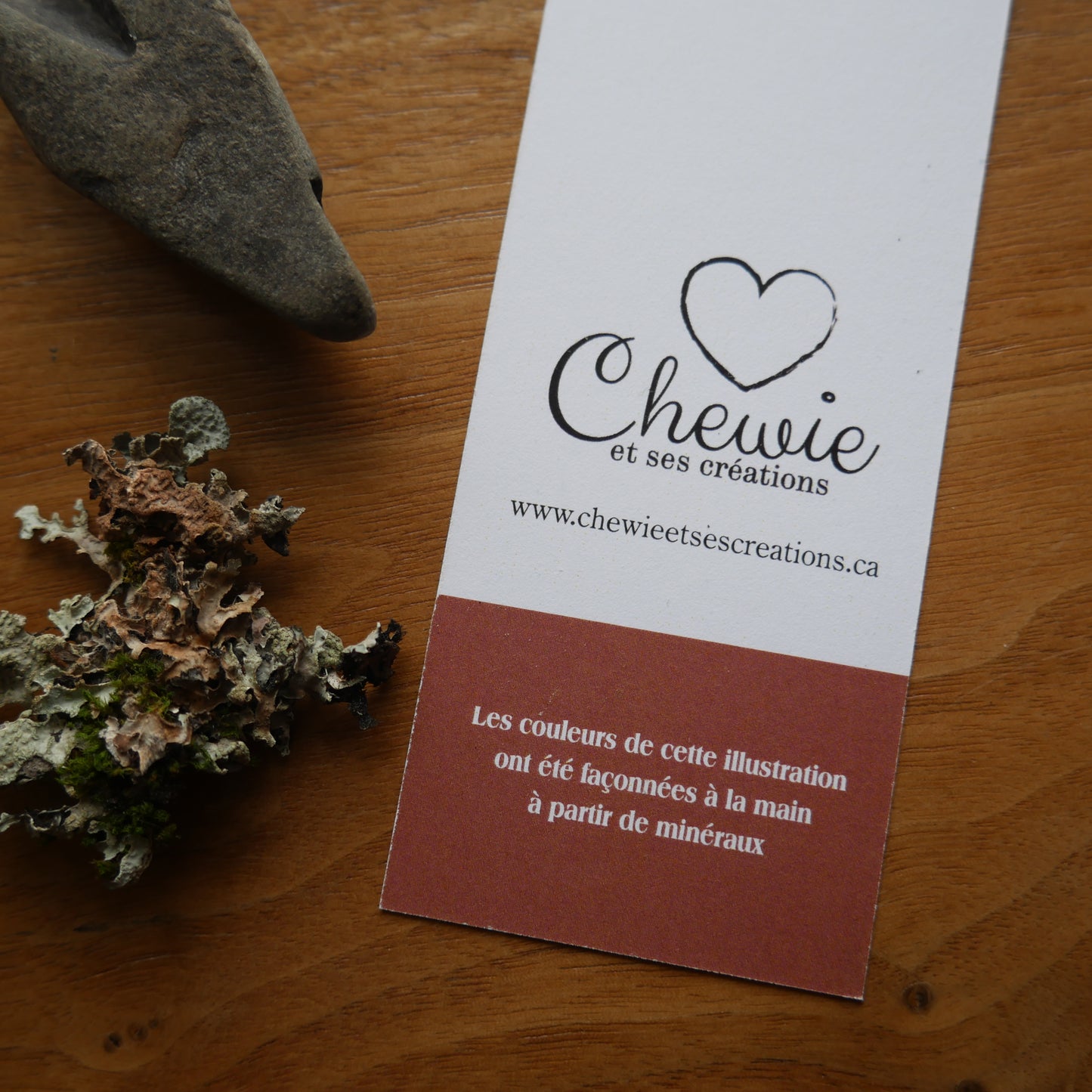 Marque-page escargot et champignons