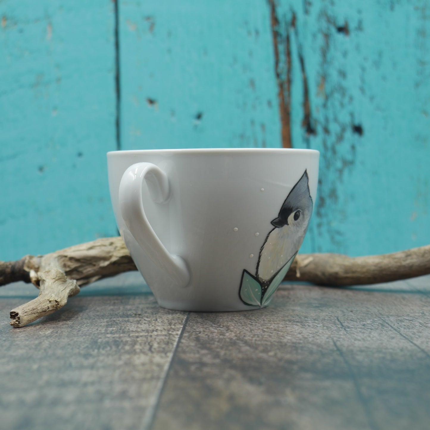 Petite tasse mésange bicolore