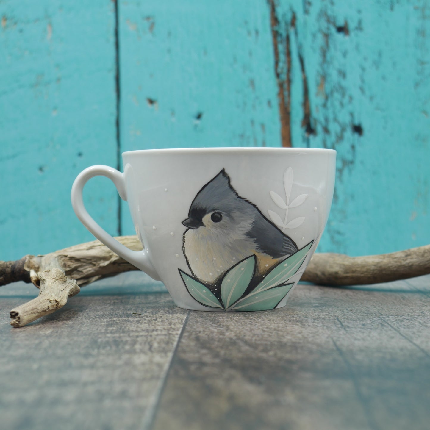 Petite tasse mésange bicolore