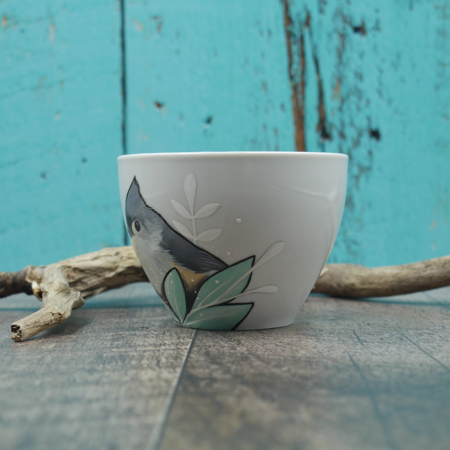 Petite tasse mésange bicolore