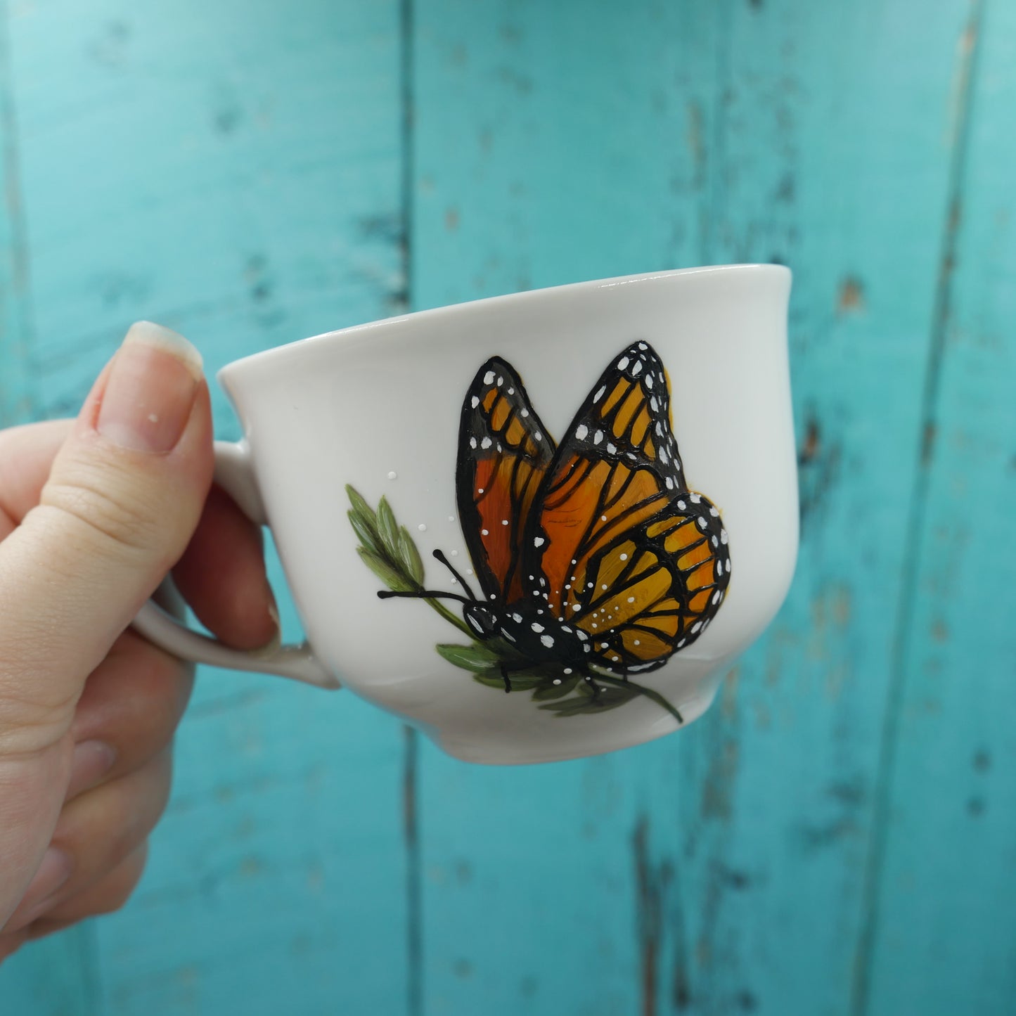 Petite tasse papillon Monarque