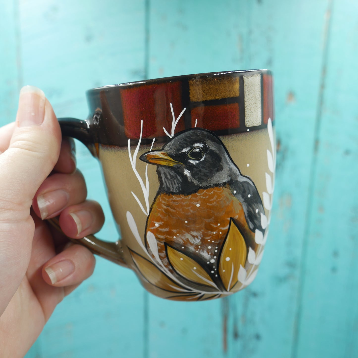 Tasse merle d'Amérique